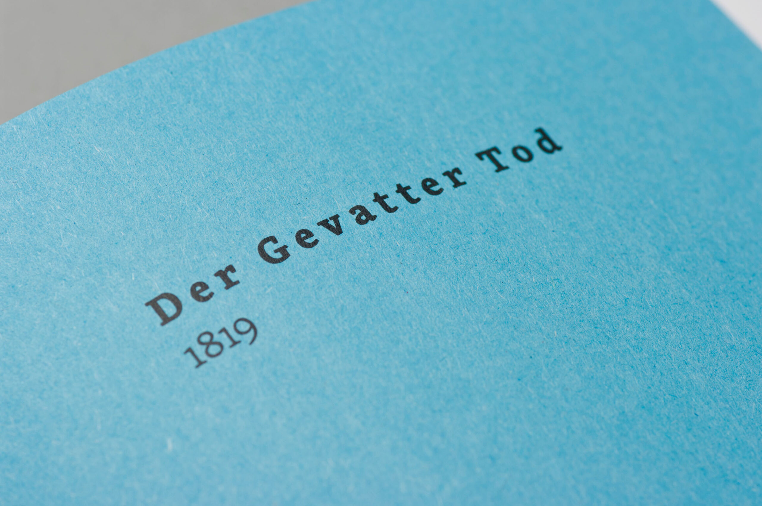 Detail der Typografie, Grimms Märchen Heute