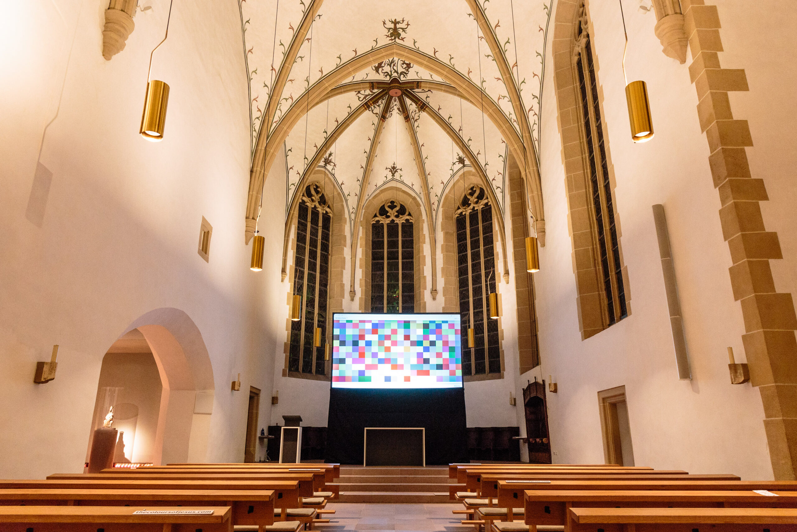 The Colours of Jesus in bei den Bielefelder Nachtansichten 2017 in der St. Jodokus-Kirche