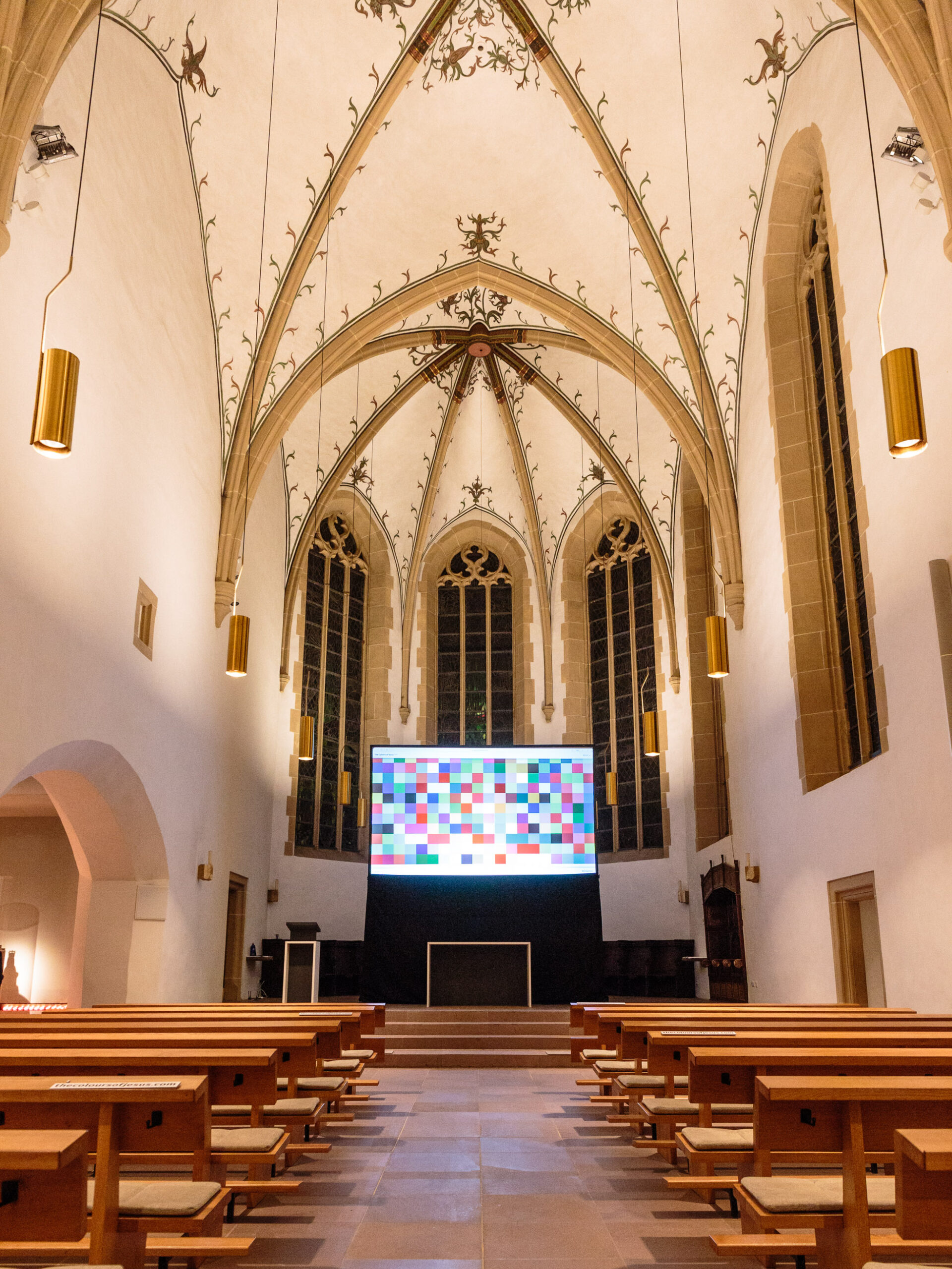 The Colours of Jesus in bei den Bielefelder Nachtansichten 2017 in der St. Jodokus-Kirche